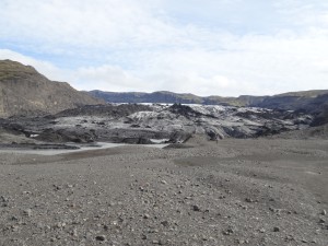 Solheimajökull mit Gletscherfluss. 30.08.2012