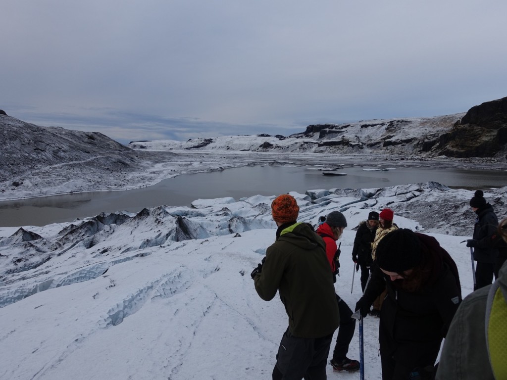 Unterwegs auf dem Solheimajökull, spannend und einzigartig. 15.11.15